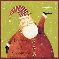 Santa Dreaming Plakát nyomtatás Dan DiPaolo