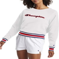 Champion Női Campus francia Terry Crewneck Pulóver