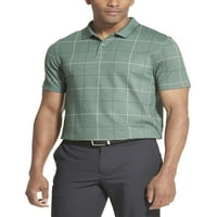 Van Heusen Men's Fle Windowpane rövid ujjú póló