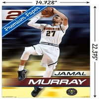 Denver Nuggets-Jamal Murray Fali Poszter, 14.725 22.375