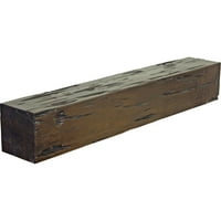 Ekena Millwork 4 H 8 D 48 W Pecky Cypress Fau Wood kandalló kandalló, prémium hickory