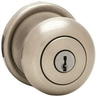 Kwikset Abbey Smartkey Előcsarnok Lockset Szatén Króm