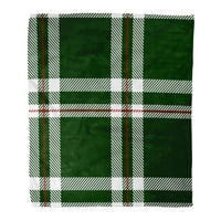 Flanel dobja takaró Zöld Piros-fehér kockás kockás minta nyomtatás skót abrosz ruhák takaró termékek könnyű kényelmes