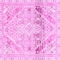 Ahgly Company Beltéri Tér Absztrakt Rózsaszín Modern Terület Szőnyegek, 6 ' Tér