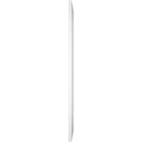 Ekena Millwork 18 W 49 H True Fit PVC Horizontális Slat Modern Style rögzített redőnyök, fehér