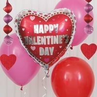 Valentin-napi szív Függő dekorációk, 18in, 4ct