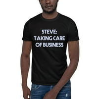 Steve: Ügyelve Az Üzleti Retro Stílusú Rövid Ujjú Pamut Póló Undefined Ajándékok