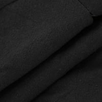 Paille Női Loungewear Egyenes Láb Palazzo Nadrág Egyszínű Nadrág Lounge Napi Viselet Capris Fekete L