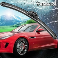 Yeahmol 22 +20 Alkalmas a Lexus IS F szélvédőtörlő lapátokhoz, csere ablaktörlő lapátok az autó első ablakához