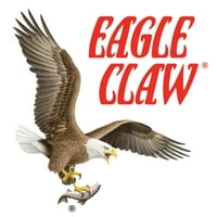Eagle Claw 147h-Snelled Kahle horog, Bronz, Méret 4, csomag
