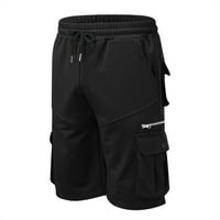 Férfi nyári Pamut ötpontos nadrág Multi-Pocket Zipper alkalmi overall férfi rövidnadrág