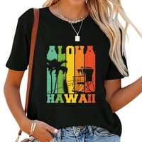 Női nyári felsők: Hawaii Aloha Honolulu Beach grafikus póló