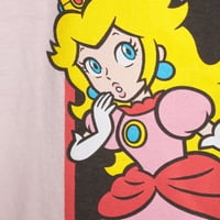 Super Mario Junior hercegnők Az életem egy mese vágott grafikus póló