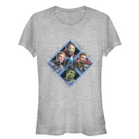 Junior Marvel Avengers: Végjáték hős tér grafikus póló sportos Heather kicsi