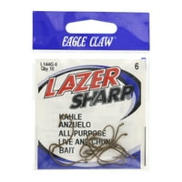 Lazer Sharp L144G-Kahle horog, Bronz, Méret 6