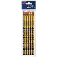 Amerikai logótermékek Arkansas-Pine Bluff Golden Lions ceruzák, 6 csomag