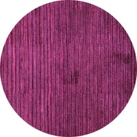 Ahgly Company Beltéri Kerek Absztrakt Rózsaszín Modern Terület Szőnyegek, 3 ' Kerek