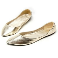 Lacyhop női ruha cipő puha talp lakások kényelem lapos cipő Party Divat balett alkalmi Csúszásmentes Slip-Ons arany