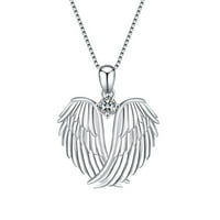 Angel-wing s nyaklánc Angel-wing s medál Birthstone nyaklánc Női ékszerek