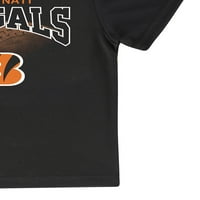 Cincinnati Bengals rövid ujjú grafikus pulóver szokásos pólócsomag