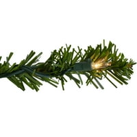 7,5 ' Előre Megvilágított Közepes Kanadai Fenyő Mesterséges Karácsonyfa-Tiszta Fények
