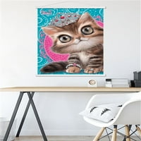 Animal Club-cica egy Tiara fali poszter mágneses keret, 22.375 34