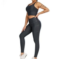 Női jóga nadrág kényelmes alkalmi Sweatpants edzés ki Leggings Divat Alkalmi zseb Leggings Sport kilenc pont jóga nadrág