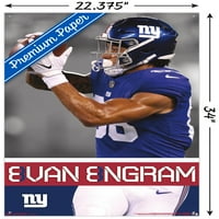 New York Giants - Evan Engram Wall poszter push csapokkal, 22.375 34
