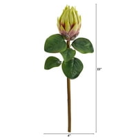 Szinte természetes 23in. Protea király mesterséges virág
