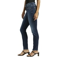 Silver Jeans Co. női Suki Mid Rise Skinny Farmer, derékméret 24-34