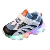 Mishuowoti könnyű cipő Gyerek cipők baba lányok led sport gyermekek világító bling baba cipő
