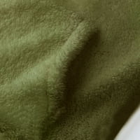 Kapucnis Női Plusz méretű Zip Up Női Alkalmi varrás bőr plüss Hosszú ujjú kapucnis pulóver laza felső hadsereg zöld