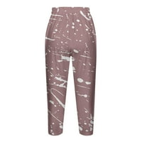 Gaecuw Capri nadrág női Molett méretű Capri Leggings Slim Fit Scrunch hosszú nadrág Lounge nadrág Sweatpants alkalmi