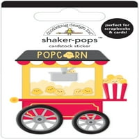 Doodlebug Shaker-Pops 3D matricák-mi Poppin'