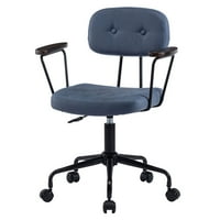 Irene elkerülhetetlen irodai szék állítható magasságú szabadidős szék ívelt háttámla fém alap beltéri bútorok otthon,