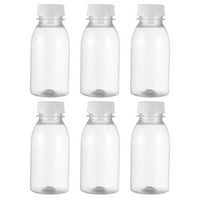 Üres gyümölcslé palackok újrafelhasználható vizes palackok kupakkal tej tároló palackok