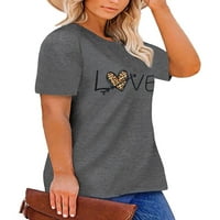 Szív póló nőknek Plusz méretű rövid ujjú ing hálás szeretettel grafikus póló Túlméretezett Valentin-napi felső