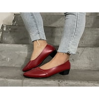 Wazshop női munka cipő Comfort Pump Slip on szivattyúk könnyű csúszásmentes Közép sarkú női sarkú cipő vaskos alacsony