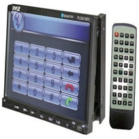 PLDN74BTI-7 Dupla DIN Bluetooth fejegység vevő, beépített mikrofon kihangosító hívásfogadáshoz, érintőképernyő, DVD