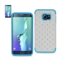 Samsung Galaxy S Edge Plu Case Samsung Galaxy S Edge plusz hibrid nagy teherbírású ékszerek gyémánt tok kék fehér színben