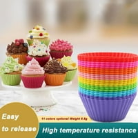 Promóciós távolság szilikon torta penész kerek alakú Muffin Cupcake Sütőformák DIY konyha szakács Bakeware készítő