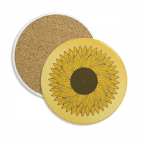 Virág Sárga Napraforgó Alátét Csésze Bögre Asztali Védelem Nedvszívó Kő