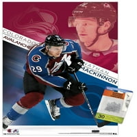 Colorado Avalanche-Nathan Mackinnon fali poszter Pushpins, 14.725 22.375