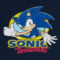 Sonic the Hedgehog & Friends Boys rövid ujjú grafikus pólók, 3-csomag, méretek XS-XXL