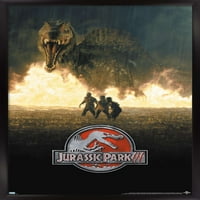 Jurassic Park-Run Fali Poszter, 14.725 22.375
