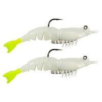 Man SW EZ ShrimpZ manipulált 3.5 Glow Chart farok 2Pk