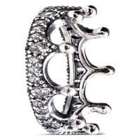 Korona gyűrű ezüst W gyöngy-set világos CZ gyűrű sz 197087cz - 48