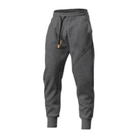 Férfi Nadrág Golf Tavaszi Fitness Futó Húzózsinór Laza Derék Szín Matching Pocket Laza Sweatpants Nadrág