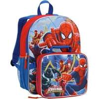 Marvel Pókember 16 teljes méretű hátizsák W levehető ebéd táska