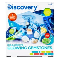 Discovery Glowing Gemstone Dig, művészet & kézműves készletek fiúknak & lányok , gyerekek & tizenévesek